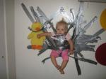 Babysitter at work