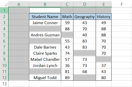 Student Name