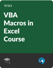 VBA Macros in Excel Course