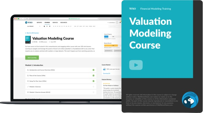 Valuation Modeling Course