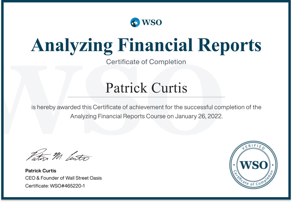 Analyzing Financial Reports