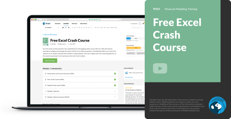 Free Excel Crash Course