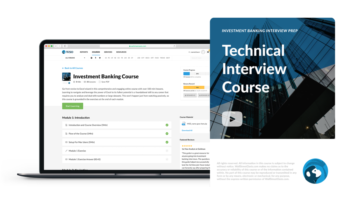 Investment Banking Interview Course