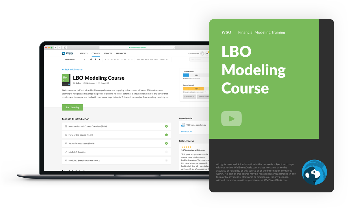LBO Modeling Course