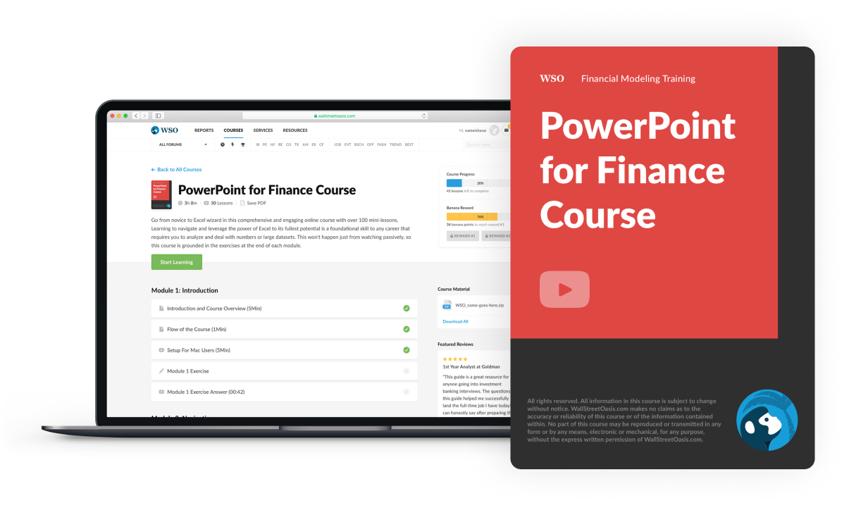PowerPoint for Finance Course