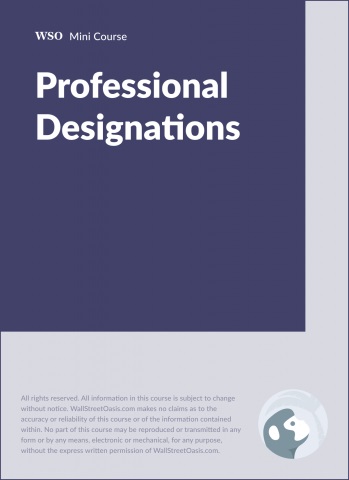 Professional Designations