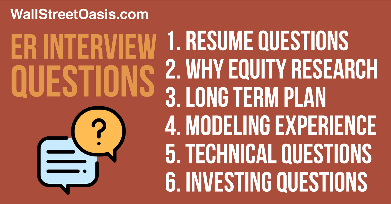 equity research job interview questions