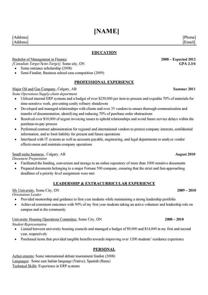 need help tailoring my consulting resume