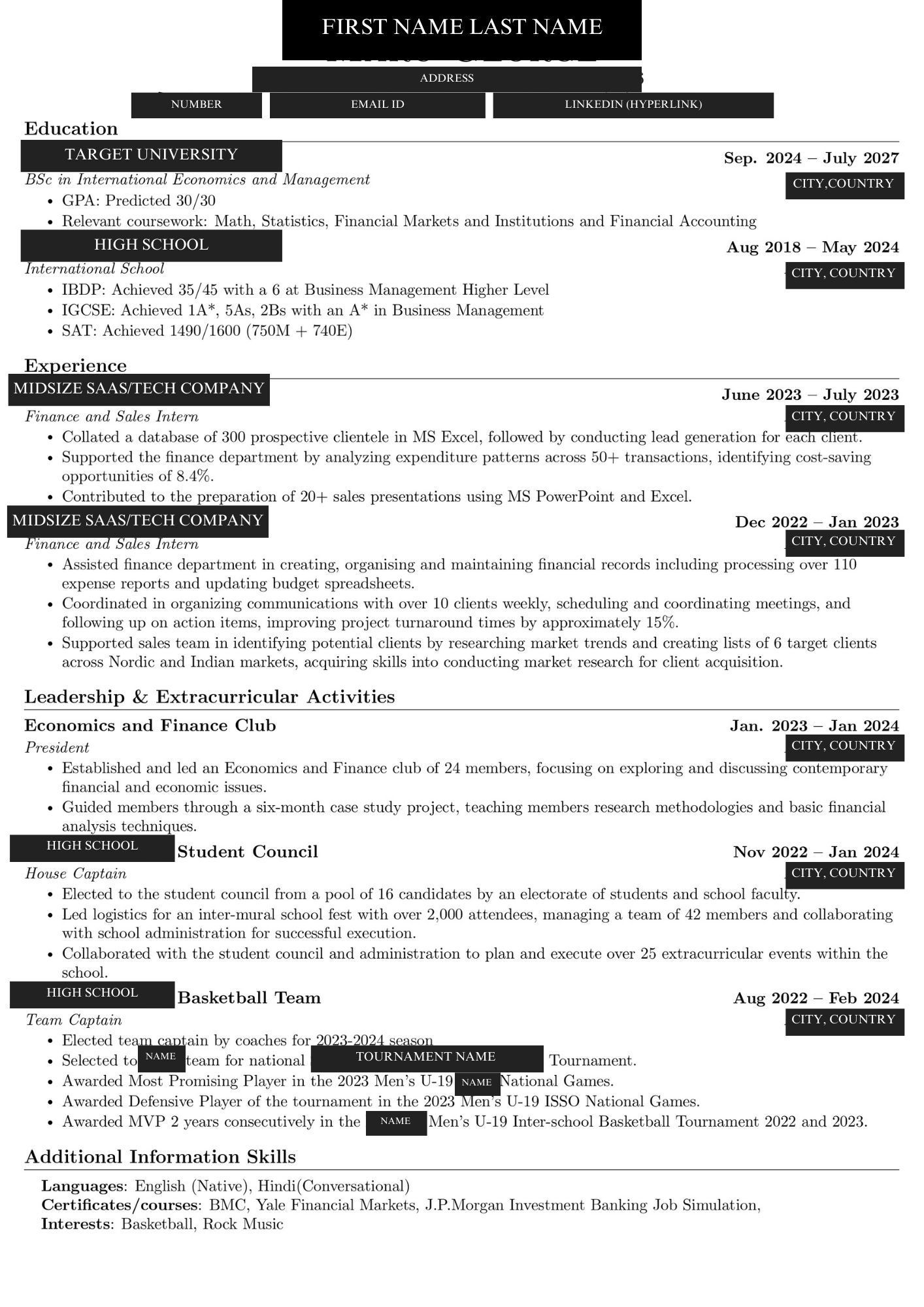 CV
