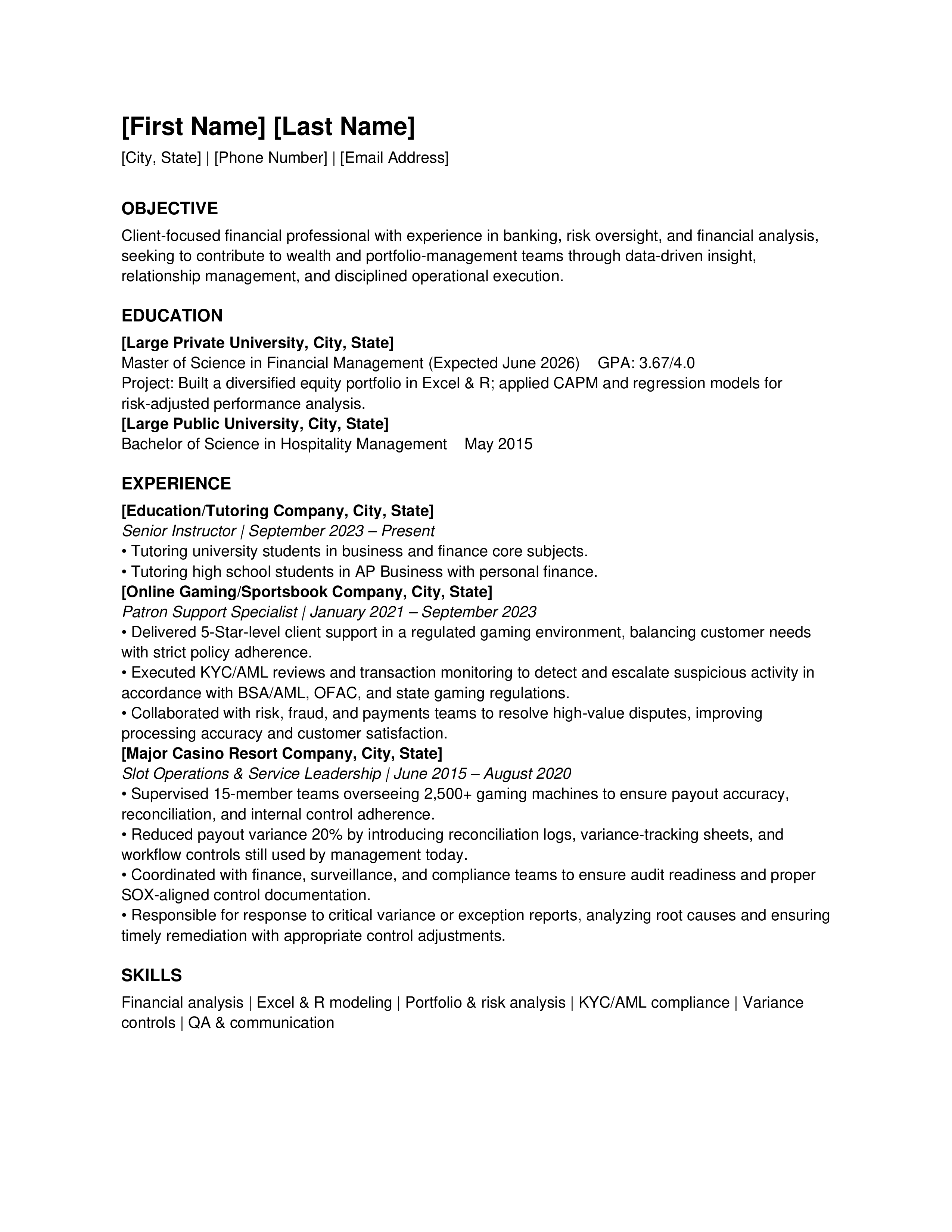 Resume