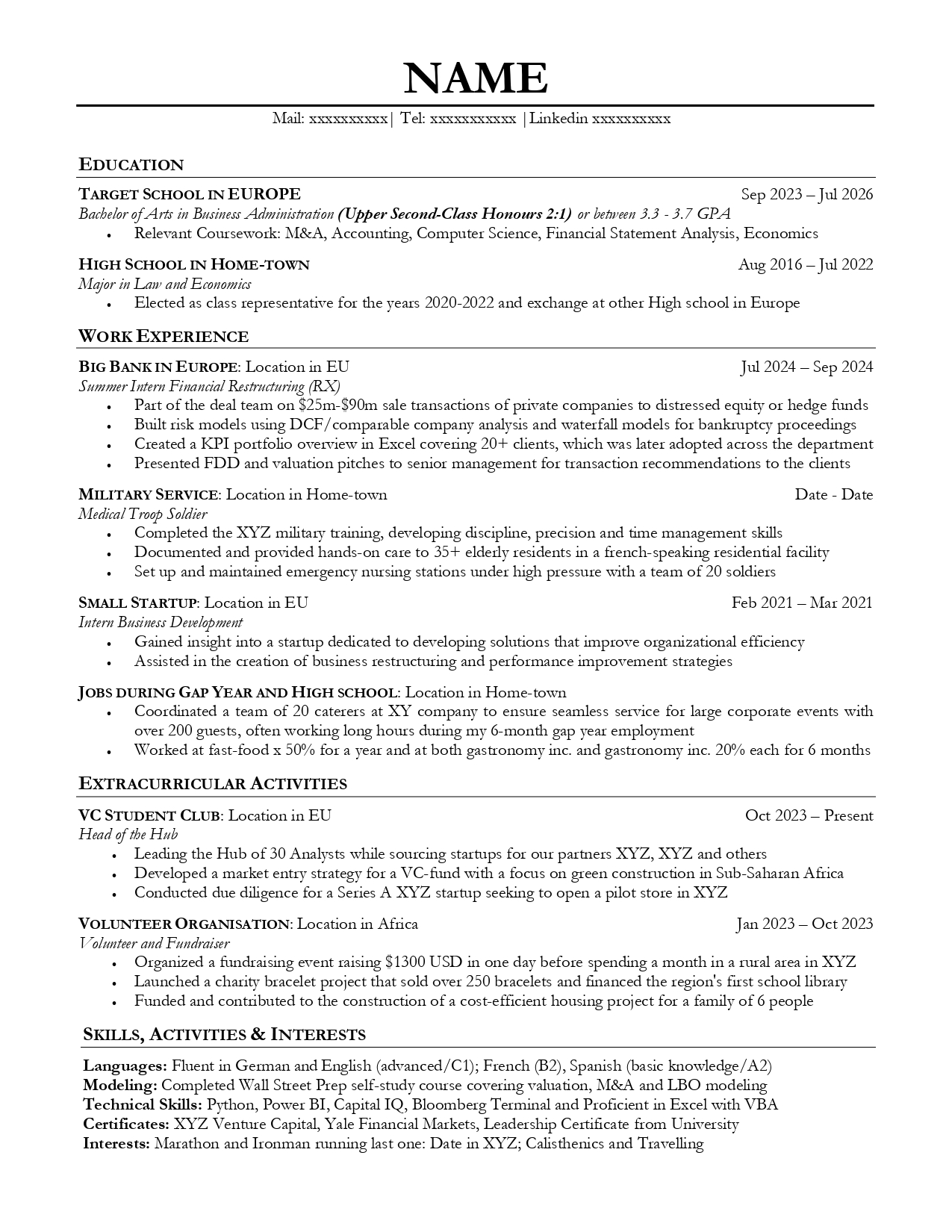 My CV