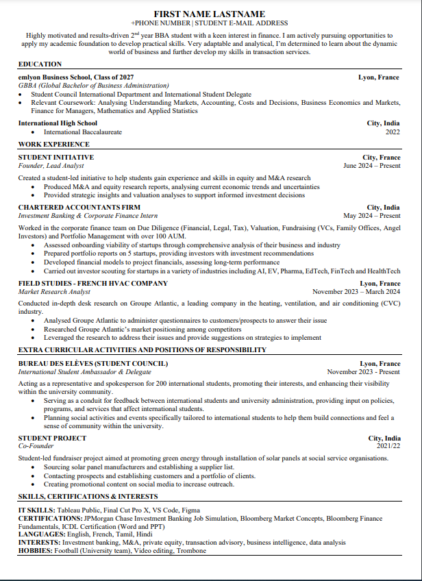 CV