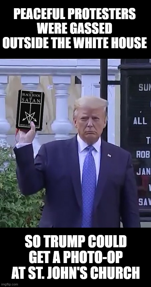 Trump church photo op
