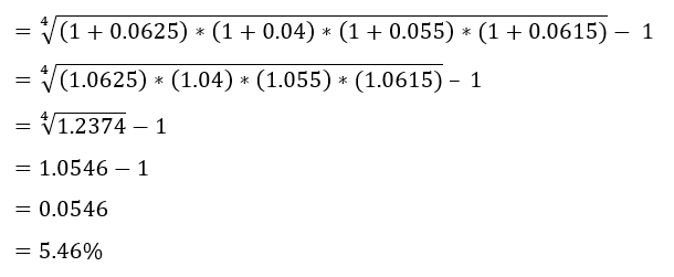 Example 1 Geomean