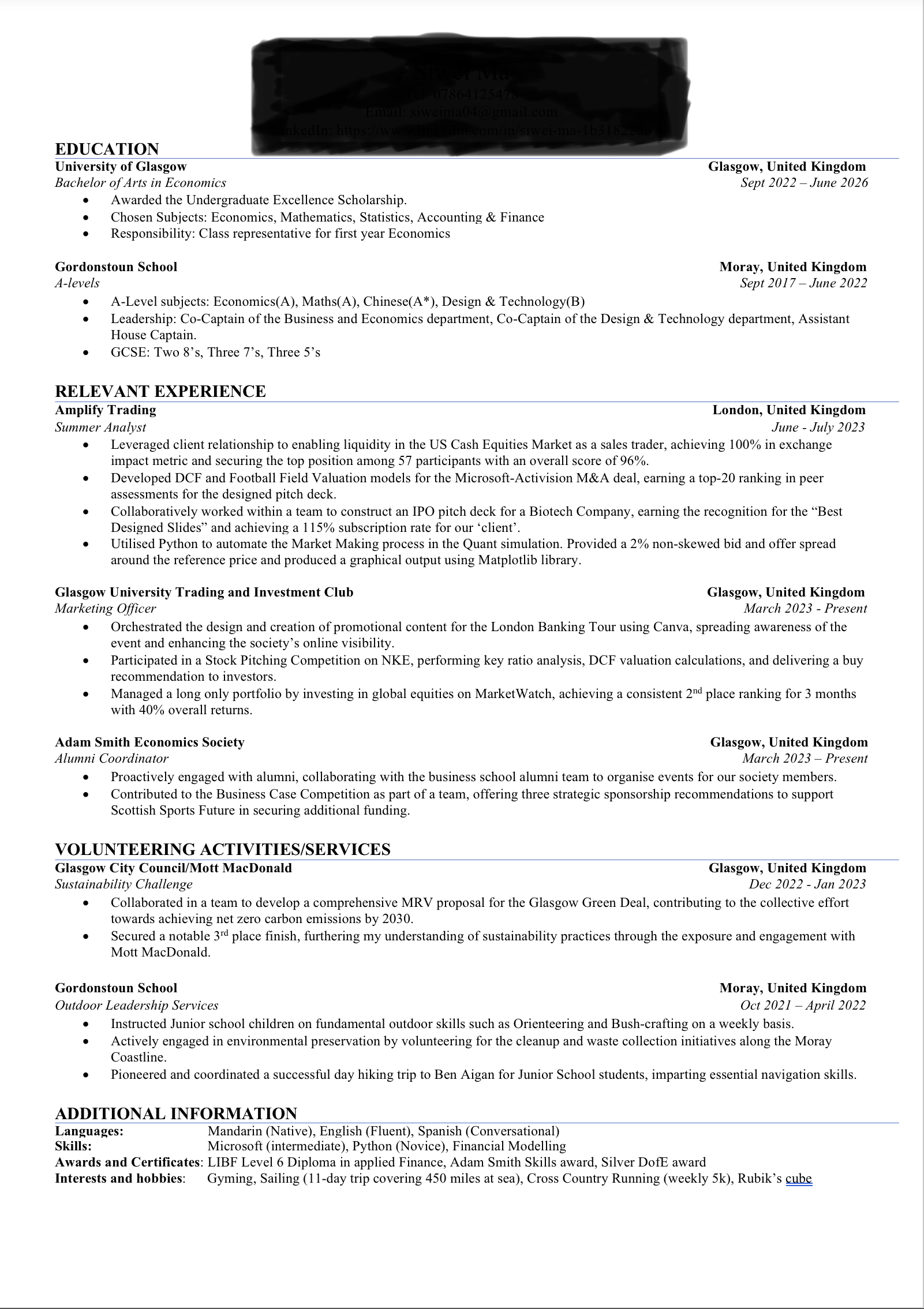My resume