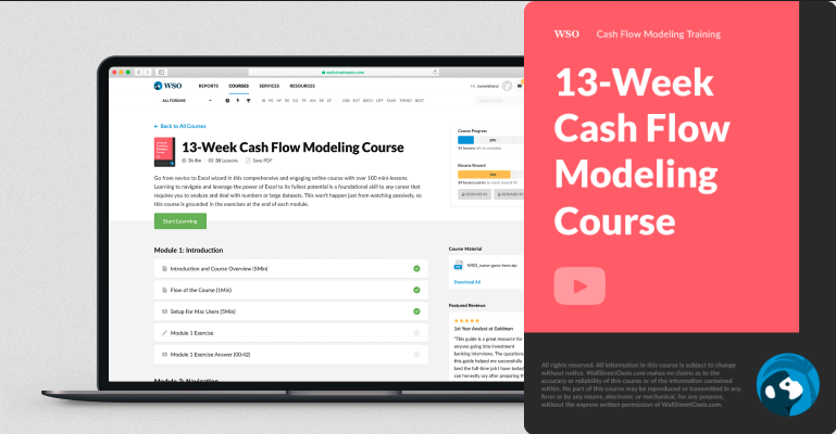 13-week cash flow modeling course