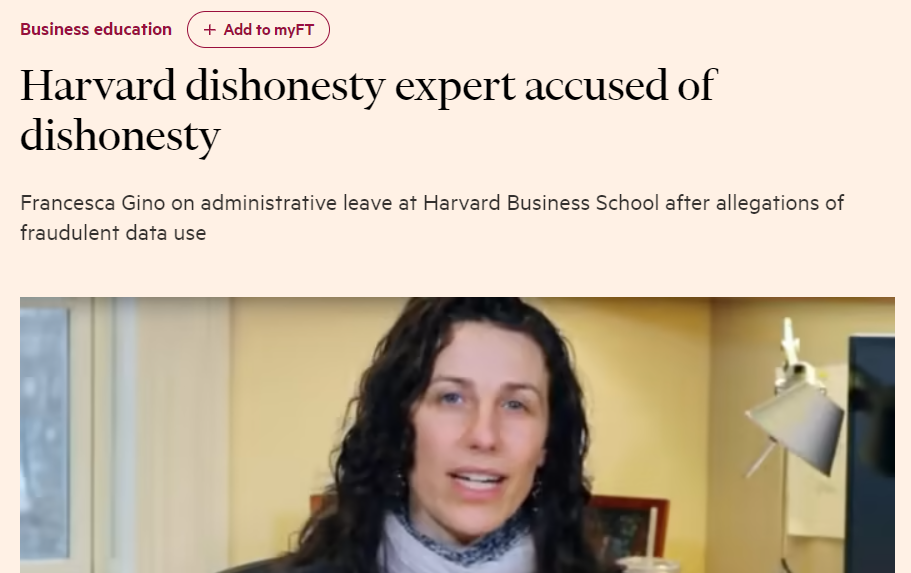 Dishonesty expert