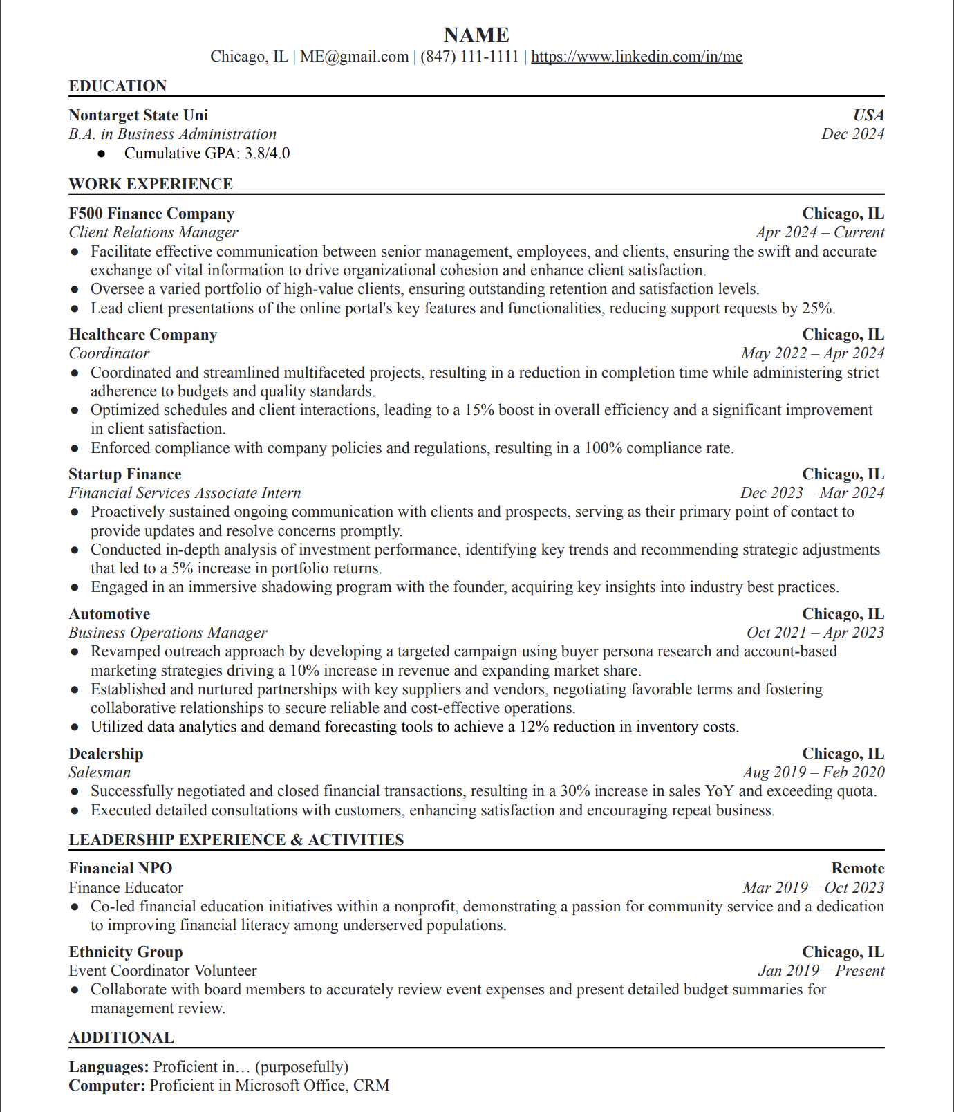 Resume