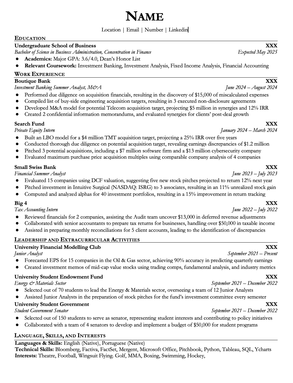 CV