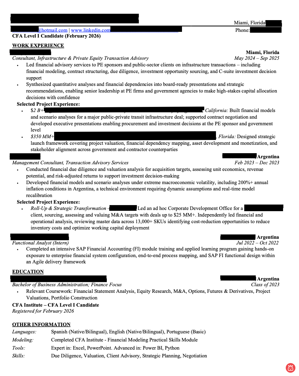 resume