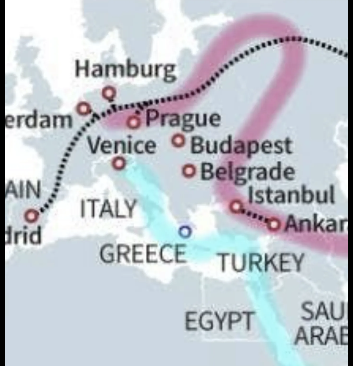 belt and road map