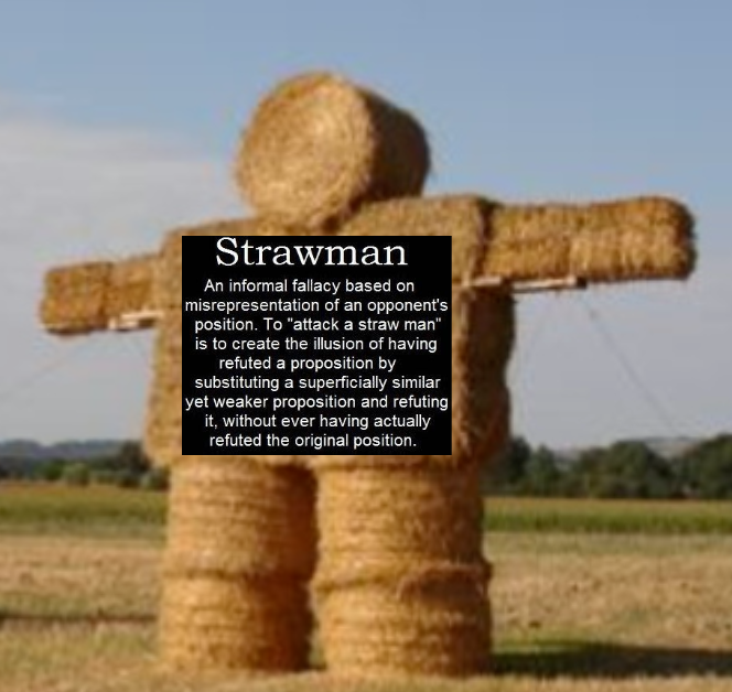 Strawman fallacy