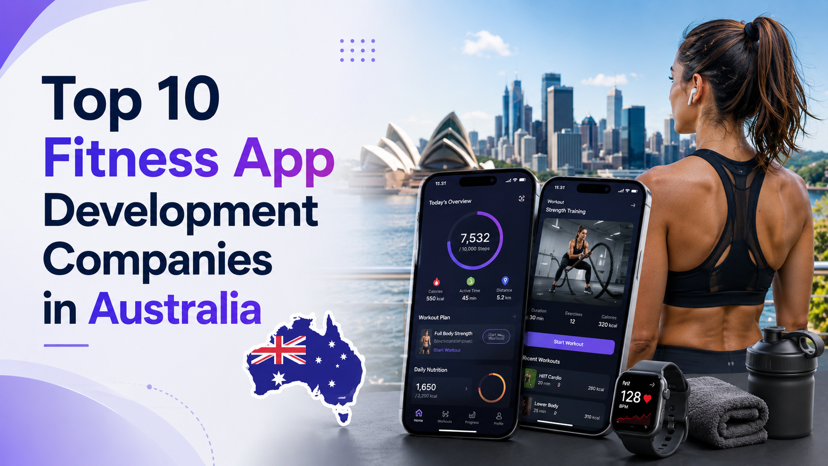 Top 10 Fitness App Development Companies in Australia