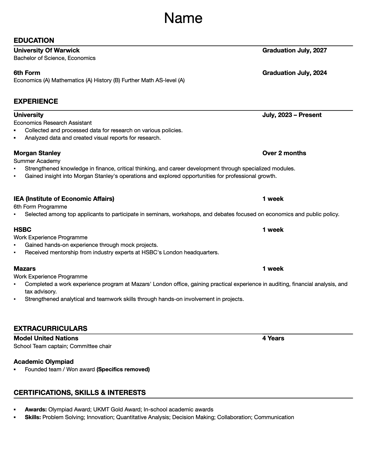 CV