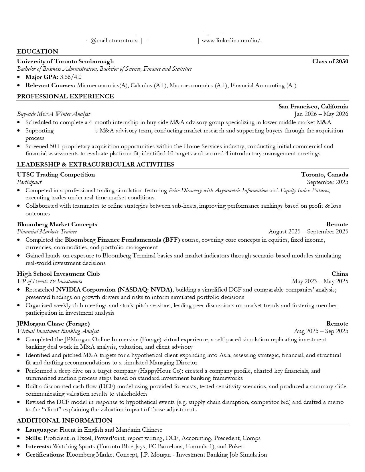 Resume