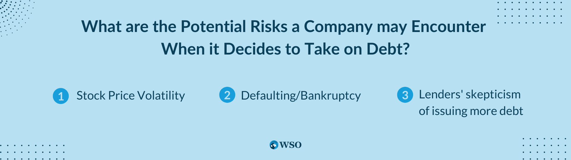 What are the Potential Risks a Company may Encounter When it Decides to Take on Debt?