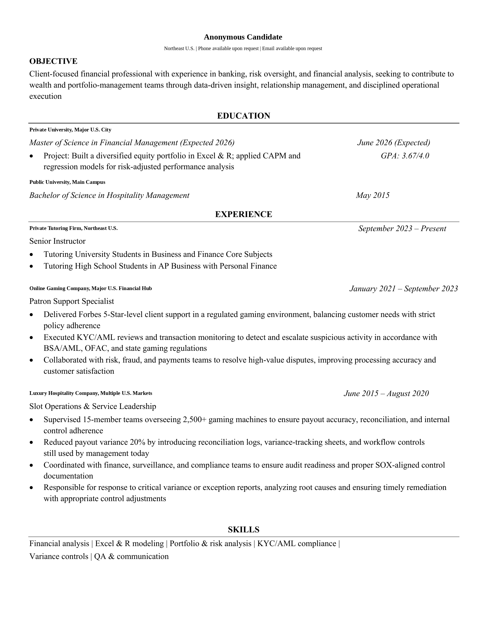 resume