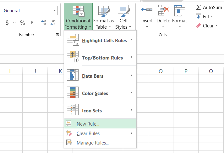 Conditional Formatting