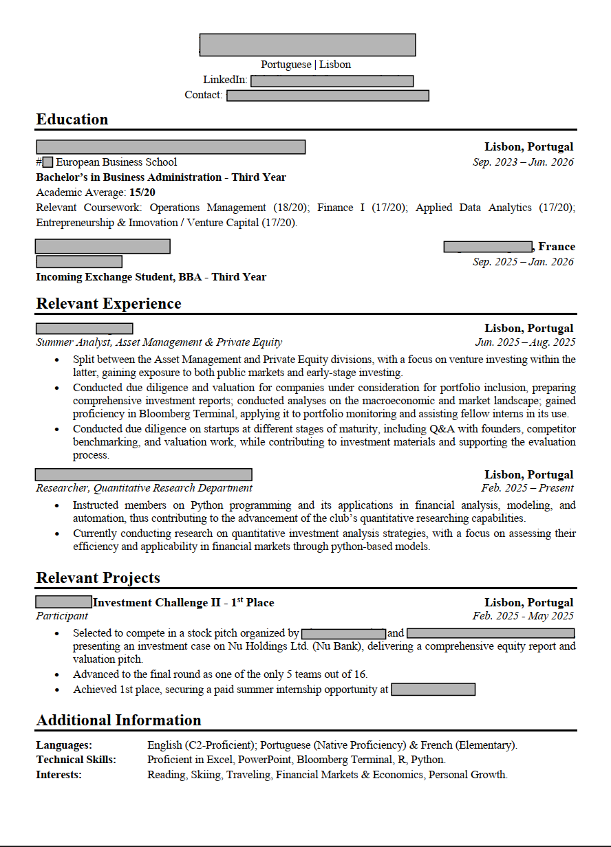 CV