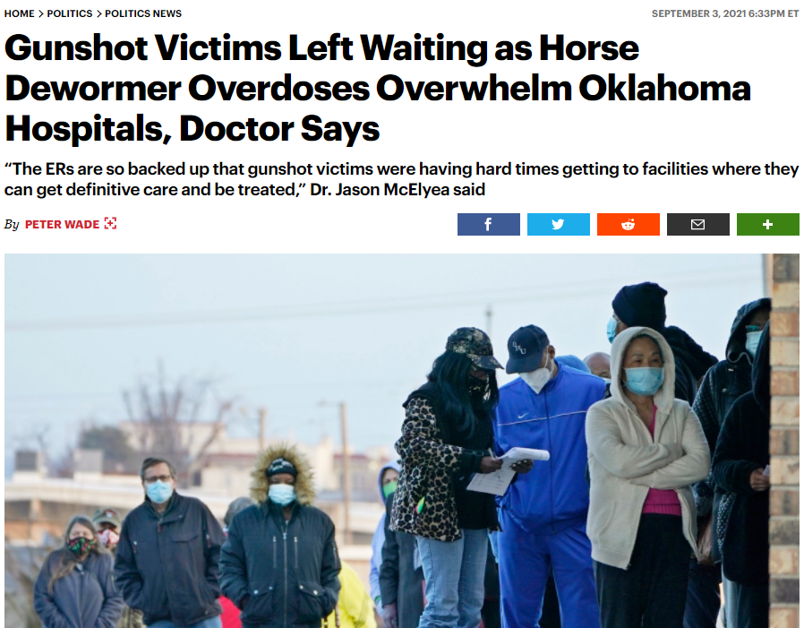 Ivermectin Overdoses in Oklahoma