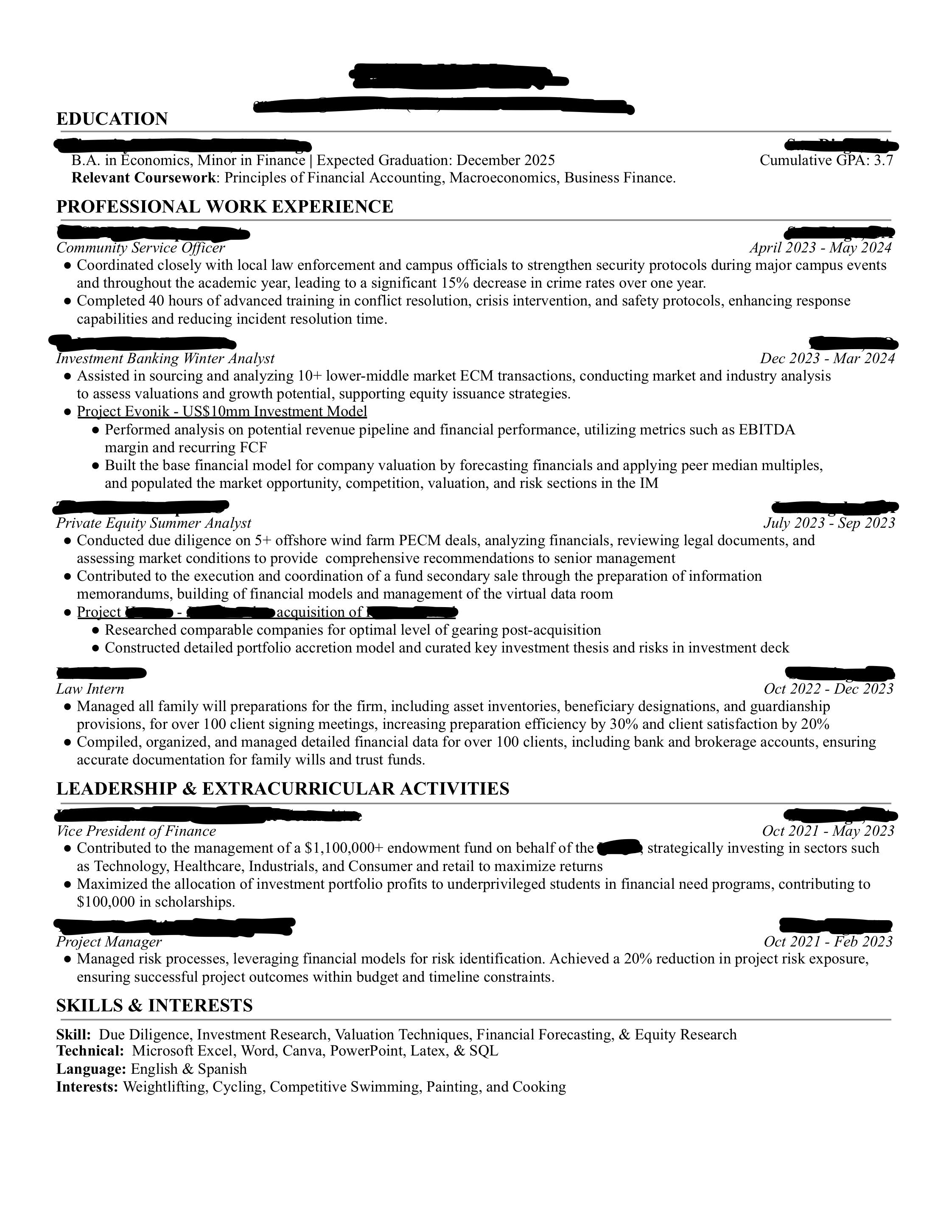 resume
