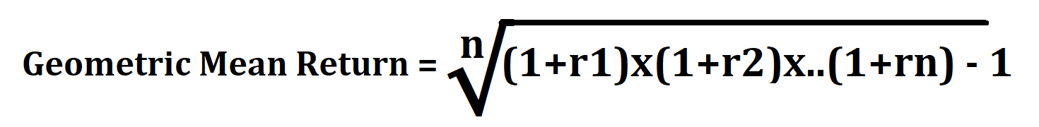 Geometric Mean Return (GMR) Formula