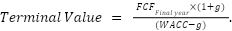 Terminal Value