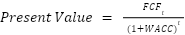 Present value