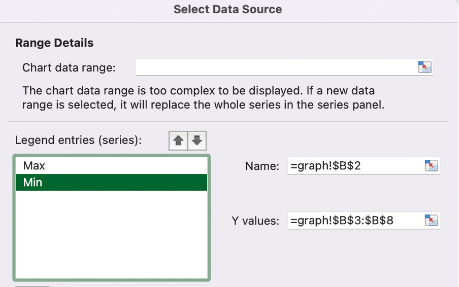 Selecting the data