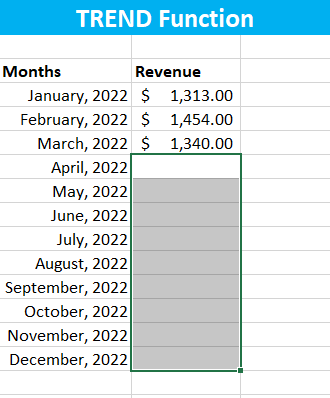 Forecast Trend & Extrapolate Excel - How to Forecast and Extrapolate in ...