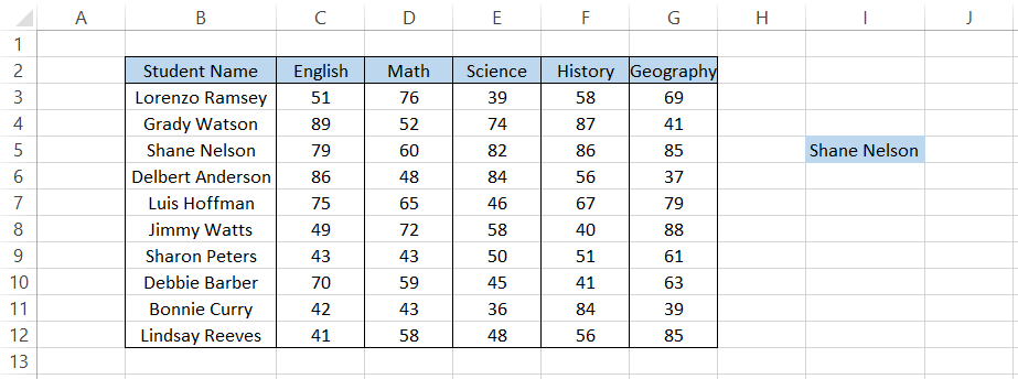 Getting all the values as an array