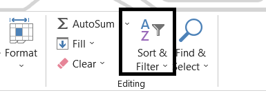 Sort & Filter icon