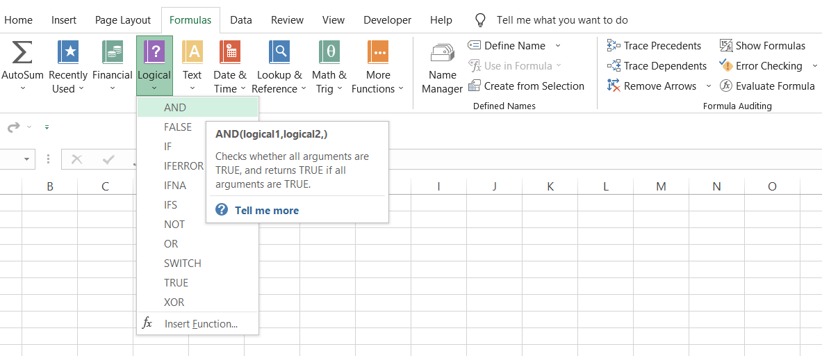 AND Function - Formula, Examples, How to Use AND in Excel | Wall Street ...