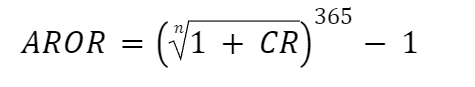 Annualizing By Days Using Cumulative Return