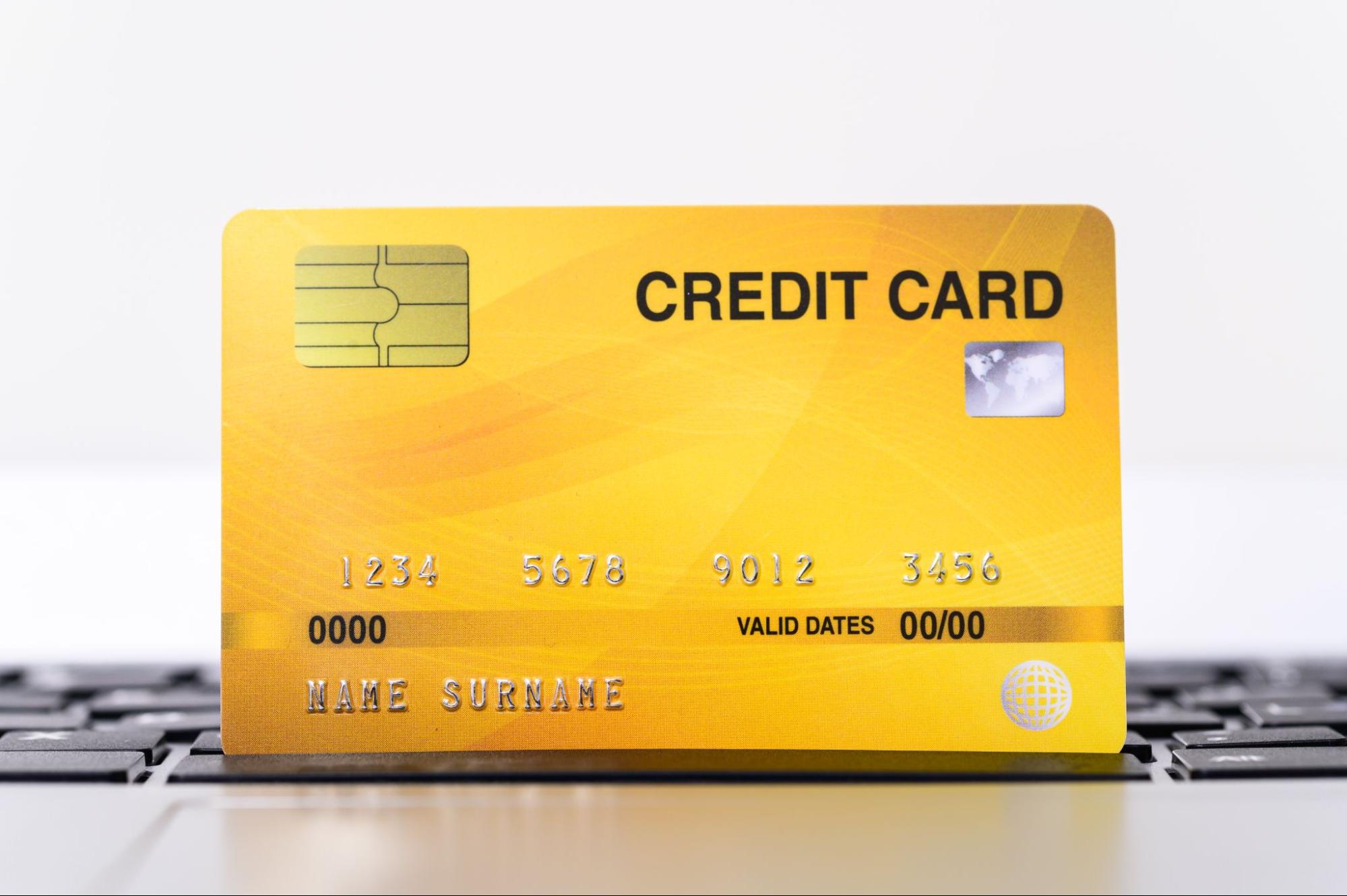 Yellow Credit Card