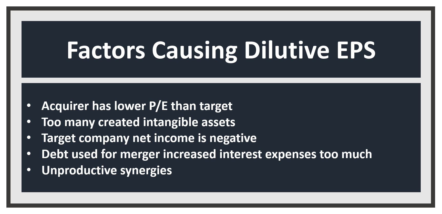 Factors Causing Dilutive EPS
