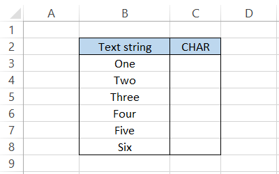 Text string