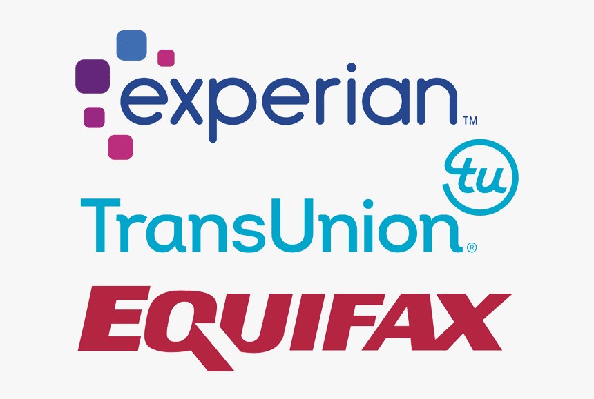 Experian, TransUnion, EQUIFAX