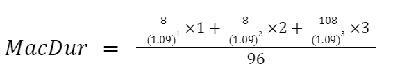 MacDur Formula