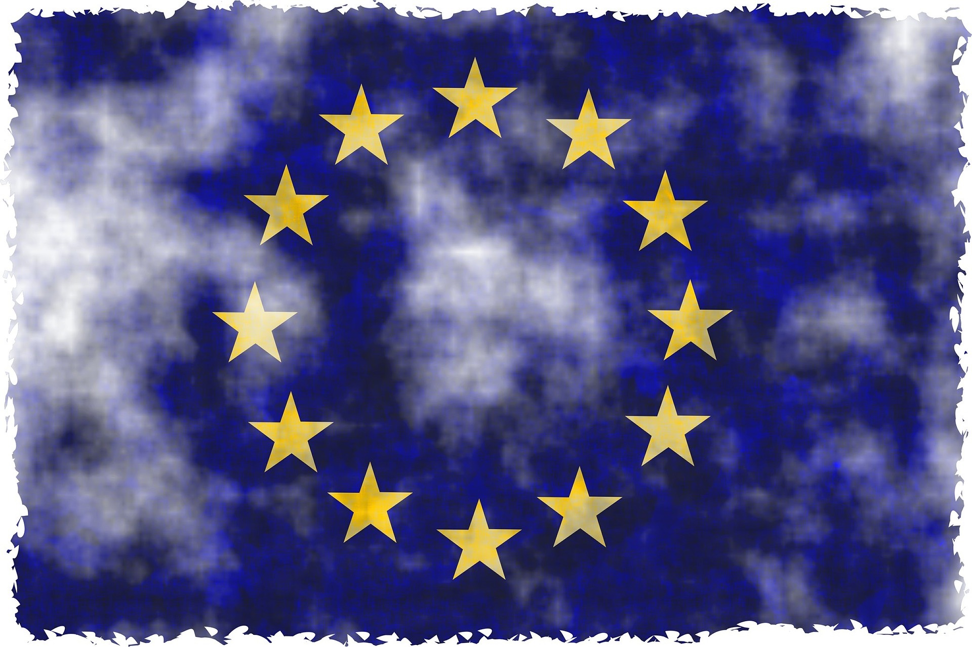 EU flag art